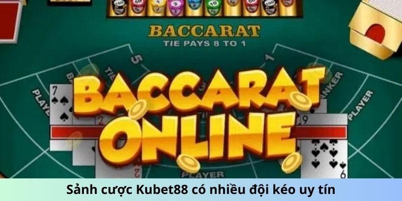 Sảnh cược Kubet88 có nhiều đội kéo uy tín